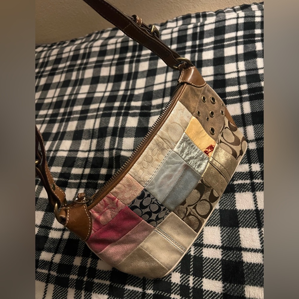 Coach Patchwork Shoulder Bag - Picture 13 of 17